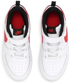 Nike Baby Boy's Court Borough Low 2 (Infant/Toddler) White/University Red/Black 5 Toddler M | Image 5