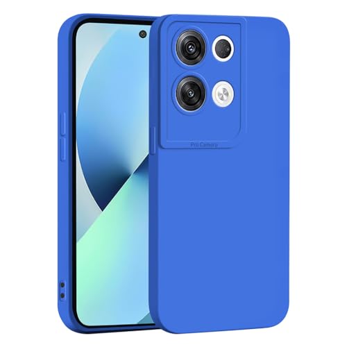 SEAHAI Funda para OPPO Reno 8 Pro 5G (Reno8 Pro 5G), Ultradelgado Suave Silicona Carcasa con Diseño de Protección de Cámara Engrosada, Moda Mate TPU Bumper Antigolpes Cubierta - Azul Oscuro