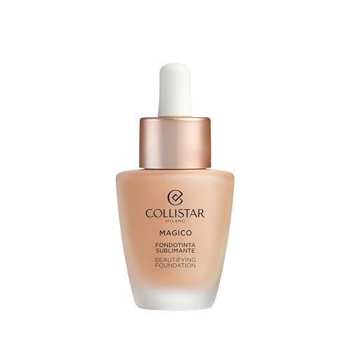 Collistar Magico Fondo de Maquillaje Sublimador, Piel Perfeccionada, Tez Sana y Natural, Hidratante y Unificante, Apto para Todo Tipo de Piel, 4N Sabbia, 30 ml