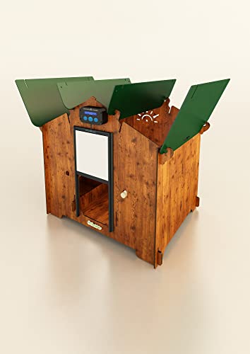 CUCCIOLOTTA Polly Farm Mignon Größe L Hühnerstall aus Laminat HPL milbendicht für 3/4 Hühnerhöhlen – Bild 3