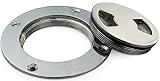 Salty Reef Marine Hardware 3“ Boat Deck Plate Made from Heavy Duty 316 Marine Grade Stainless Steel