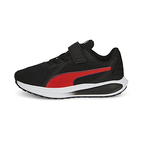 PUMA Twitch Runner Mutant AC PS, Basket, Black-Burnt Red-Elektro Blue, 34 EU Cover