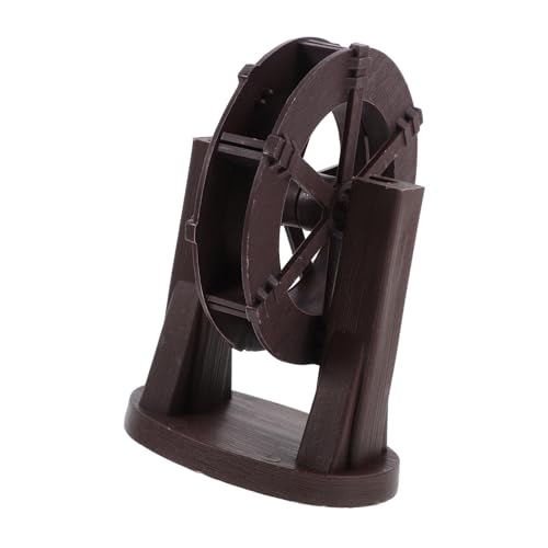 FUNOMOCYA DIY Scene Layout Wheel Waterfall Wheel Fountain Fountain Decorative for Garden