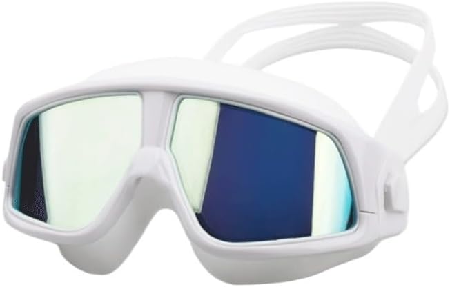 Silicone Electroplating Swimming Goggles Adult Anti-fog Waterproof Swim Glasses