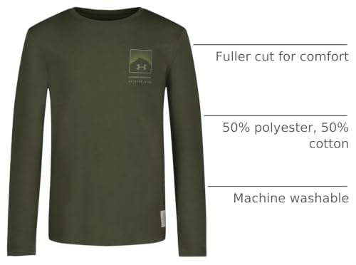 Image of Under Armour Boys' Long Sleeve Graphic T-Shirt, Lightweight & Breathable, Outdoor Collection