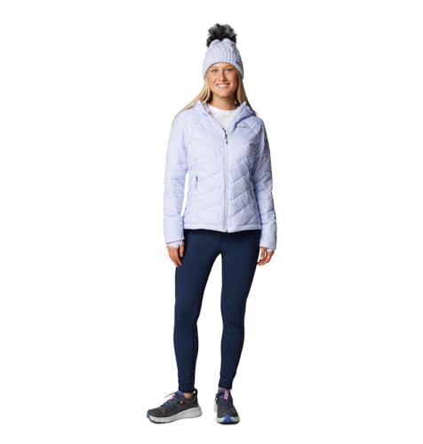 Image of Columbia Women's Omni-Heat Reflective Heavenly Hooded Hiking & Trekking Down Standard Length Jacket