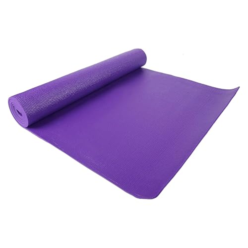 Image of Fitvids All Purpose 1 /4-Inch High Density Anti-Tear Exercise Yoga Mat with Carrying Strap, Multiple Colors