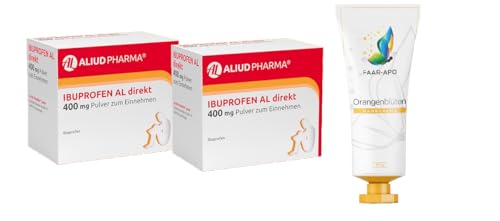 IBUPROFEN direkt AL 400 mg Pulver Sparset 2 x 20 St. inkl. einer hochwertigen Handcreme Marke Faar Apo