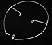 Muzata 10 Pcs Fishing Wire Leader Trace with Snap & Beads & 2 Arms