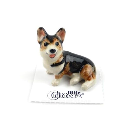 Little Critterz Miniature Collectors Cardigan Welsh Corgi Dog Porcelain Figurine -26kopi