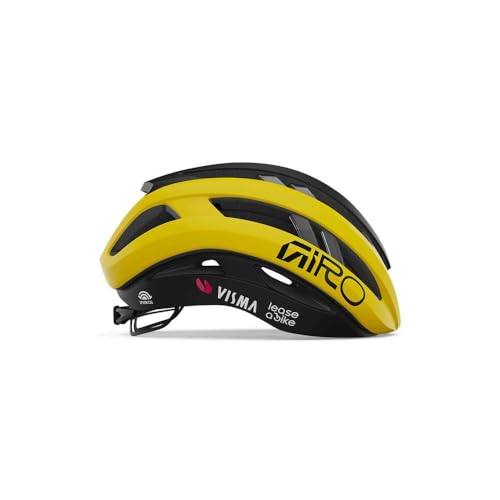 GIROBASE Casco Giro Aries SPH B/Y VISMA Team 59/63 L 24, Negro, One Size