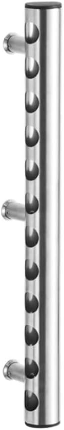 Rustic Wine Rack Wall-Mounted Wine Rack 304 Stainless Steel Wall Hanging Wine Bottle Rack Holder Simple Bar Wine Holder Home Wine Support Wine Storage Racks (Color : 12 Holes) (12 Holes)