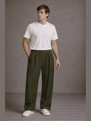 Image of Korean Pants for Man | Trekking Pants | Korean Trousers | Baggy Trackpants for Men - Effortless Style, Confident Feel, Free Movement, All-Day Comfort
