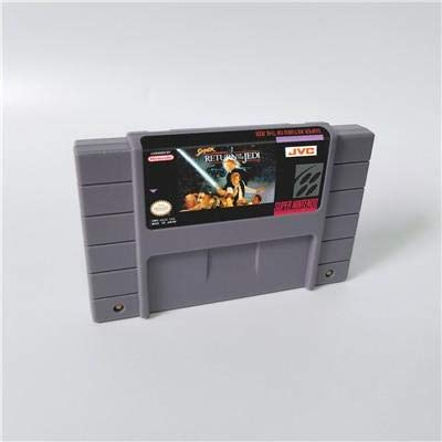 Game card - Game Cartridge 16 Bit SNES , Game Super Star Wars Series Game Super Star Return of the Jedi - Action Game Card US Version English Language