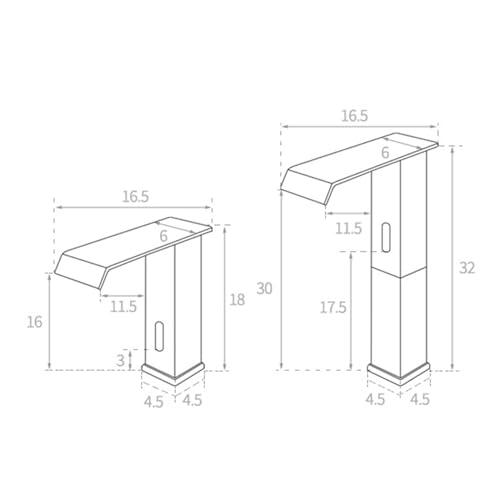 Grifo de baño sin contacto negro para evitar manchas y ahorrar agua en el lavabo 7