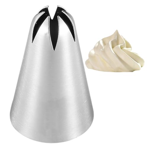 絞り口金 花 | 絞り ステンレスアイシングノズル,クッキーカップケ-ーキペストリー用の再利用可能なベーキング用品、花型 ケ-ーキデコレ-ーション キツール
