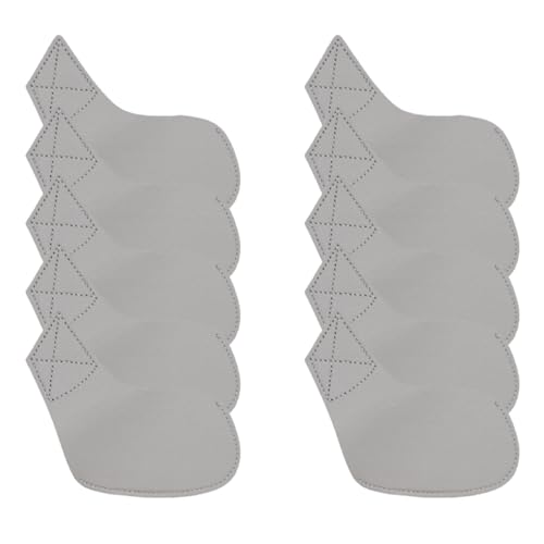 Image of I Golf Iron Headcovers 10pcs PU Fit Both Right-Handed Clubs Golf Club Protector for Titleist Callaway Ping Taylormade Fit More Brands Golf Iron. (Light Gray)