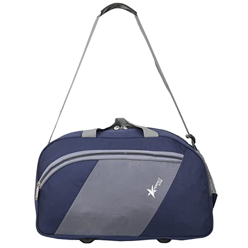 Image of PERFECT STAR Travel Bags for Luggage Bags for Travel Duffle Bags for Travel Bags for Travelling Luggage Bags Travel Bag for Women Without Wheels Travel Bag for Men (Navy Grey)