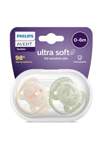 Philips Avent ULTRA SOFT PACIFIER 0-6M BOY X2