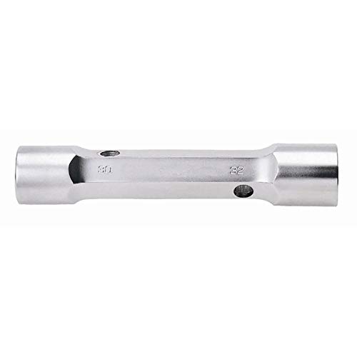 Clé à pipe débouchée 18-19 mm de serrage coudé deux pans - 2