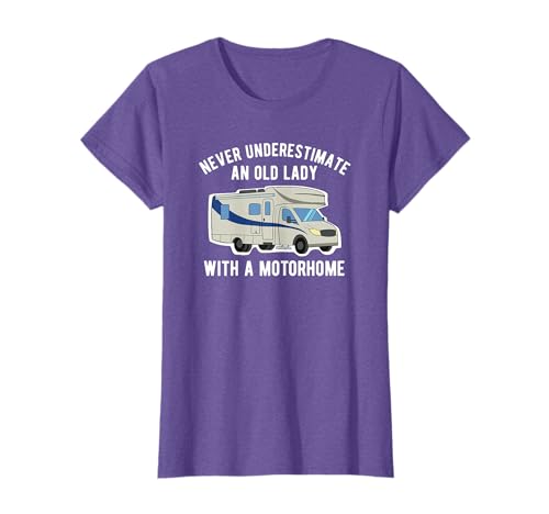 Never Underestimate an Old Lady With A Motorhome T-Shirt