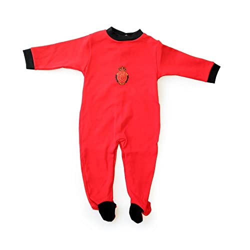 Real Mallorca Mameluco Rojo para Bebé, Unisex Adulto, Rosso, 0 Months