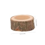 Supvox Hamsternapf Aus NatüRlichem Holz Kippsicheres Futter- Und Wassernapf FüR Hamster Goldhamster Und EichhöRnchen 2.36 Zoll Leicht Zu Reinigen Und Platzsparend