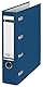 Leitz Plastik-Doppelordner mit zwei Mechaniken A4, Blau, 8,2 cm Rückenbreite, PP-laminierter Einband, 2 x für Format A5 quer, 10120035