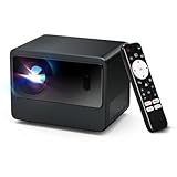 1000 ANSI Netflix Licensed Projector 1080P Smart Mini Projector with WIFI & Bluetooth, Auto Focus & 6D Keystone, Dolby Audio, Portable Projector with TV Stick/HDMI/USB/Phone Input for Indoor Outdoor