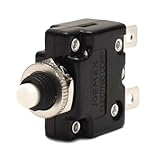 Joemex Boat Push to Reset Breaker | 77 Series 15A / 125VAC / 50VDC