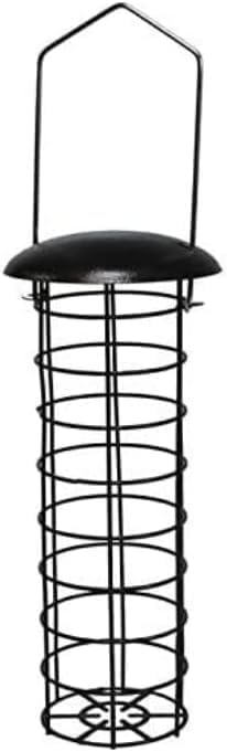 Garden Mile Hanging Fat Ball Bird Feeder - Metal Wild Bird Feeder for Fat Balls & Suet Blocks - Weather Resistant Garden Bird Feeder with Easy Refill Lid, Outdoor Bird Feeder for Small Birds