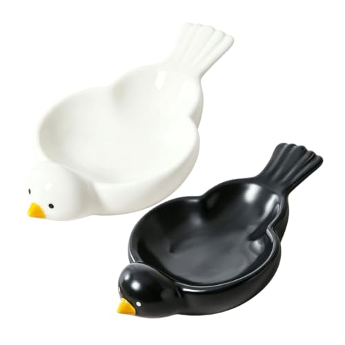 Bird Shaped Ceramic Storage Tray, Elegant Mahjong Holder & Dice Game Play Organizer, Decorative Tabletop Catchall for Jewelry, Keys & Social Gatherings