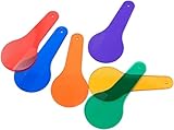 6 Stück Farbpaddel, transparente Farbpaddel, Farblernen, Optik, Farbfilterplatte, Montessori, Wissenschaft, pädagogische Malerei, Farbzeichnung, Erkenntnis, Wissenschaft, Bildung, Farbwissenschaft