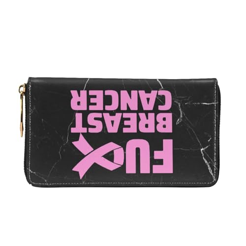 Fuck Breast Cancers Wallet Card Bag3