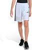Shorts deportivos de malla con 3 rayas para niño adidas 7