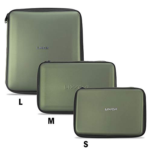 Equipamento de pesca, Andoer Caixa de equipamento de pesca acolchoada para armazenamento de alarme d