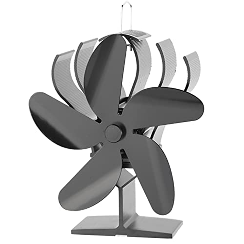 Ventilateur de poêle à chaleur pour un salon chaud et cosy