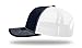 Richardson 112 Trucker Hat Snapback Cap Adjustable Baseball Hat Blank Hat Bulk Hats - Navy/White