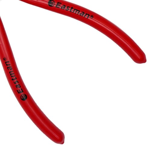 Image of Eastman 7 Inch Circlip Plier External Straight Rings on Shafts Alloy Steel Hardened with Ergonomic Grip Electronics Outside Plier Multipurpose Works (E-2034C)