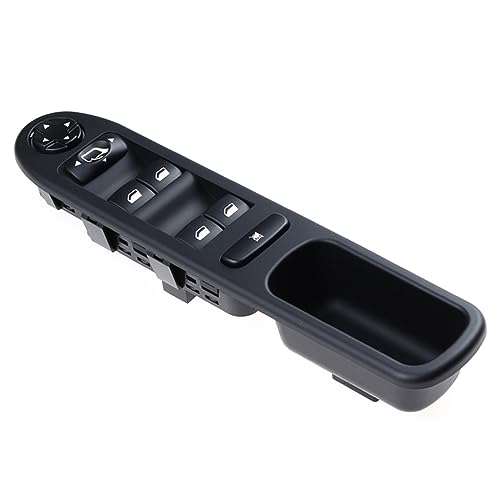 Commutateur de lève-vitre pour Peugeot 207 et Citroen côté conducteur 6554.QG