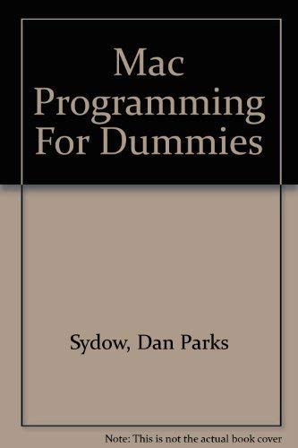 Mac Programming For Dummies