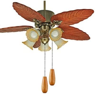Luo Qiufa Ceiling Fan Chain Pulls Nordic Wood Art Zipper Extender Suitable for Chandelier Fan Chain 3-Piece Set