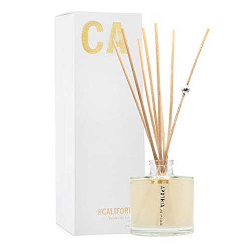 APOTHIA - The California Aromatic Diffuser | Citrus & Exotic Flowers | Premium Essential Oils | Up to 12 Months | 7 oz | 200 ml | Small Batches for Luxury Quality in Elegant Glass Bottle