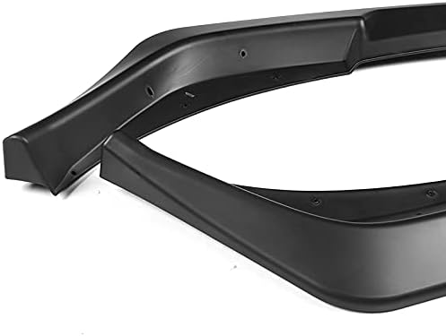 Miniatura 3 de Kit de 3 bordes para parachoques delantero compatible con Chevy Camaro SS Z28 V8 2014-2015, alerón de protección con moldura divisora estilo STP,