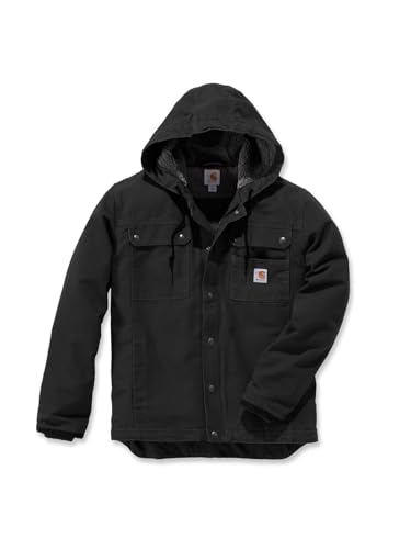 Carhartt Men's Relaxed Fit Washed Duck Sherpa-Lined Utility Jacket - Image 4