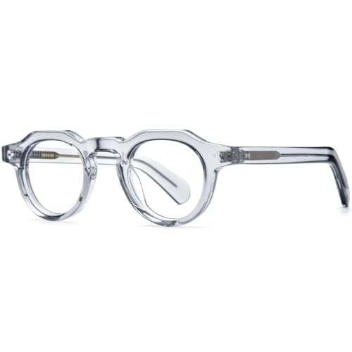 Image of HEPIDEM Acetate Glasses Frame Men Women Square Eyeglasses Optical Spectacles MZEPH