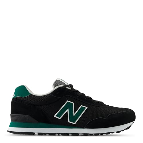 New Balance Men's 515 V3 Sneaker, Black/Green, 11.52