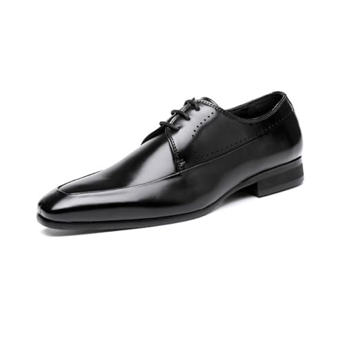 Men's Dress Shoes with PU Leather in Classic Lace-Up Oxford Formal Shoes for Men