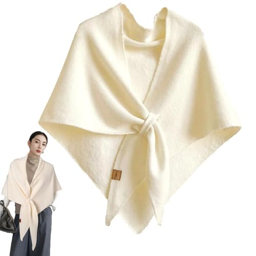 Women's Solid Color Scarf, 2025 New Casual Soft Comfortable Shawl Luxe Casual Comfortable Sweater Shawl for Daily Wear