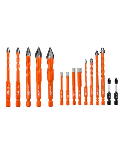 BGTEC Set de foret sec pour installer facilement vos étagères en bois